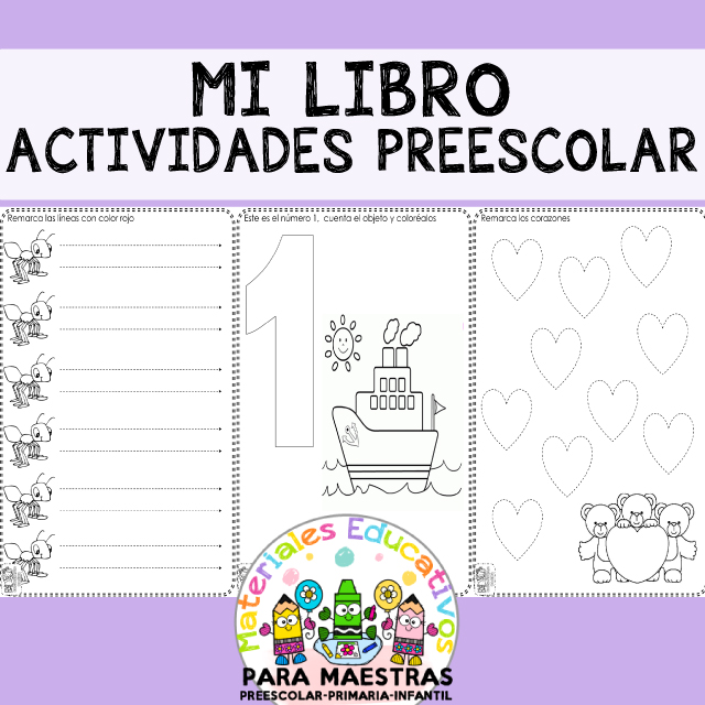 Cuaderno de ACTIVIDADES para PREESCOLAR 】